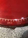 Vintage Coca-Cola Round Dome Thermometer - 12