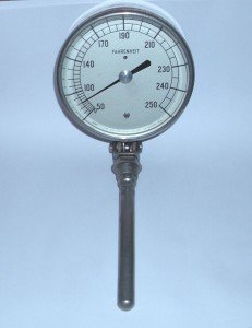 Vintage Auto-Lite Electric Thermometer - La Crosse