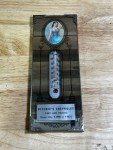 Vintage Chevrolet Glass Thermometer - Homer City PA