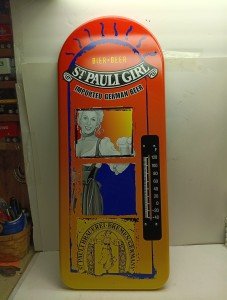 St. Pauli Girl Vintage Thermometer - Bremen Sign