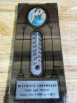 Vintage Chevrolet Glass Thermometer - Homer City PA