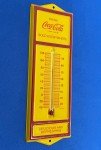 Coca-Cola Vintage Metal Advertising Thermometer Sign