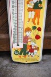 Greet Dot Fruit Drinks Metal Thermometer Sign