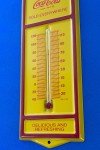 Coca-Cola Vintage Metal Advertising Thermometer Sign
