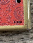 Pabst Blue Ribbon Beer Tin Thermometer Sign