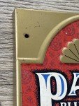 Pabst Blue Ribbon Beer Tin Thermometer Sign