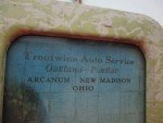 Troutwines Auto Service Vintage Pontiac Thermometer