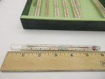Ohio Thermometer Company Vintage 1940 Green Spot Set
