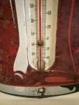 Coca-Cola Vintage Bottle Thermometer Sign - 1950