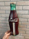 Coca Cola Bottle Vintage 16.5" Thermometer Sign