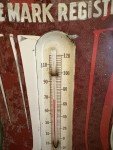 Coca-Cola Vintage Bottle Thermometer Sign - 1950