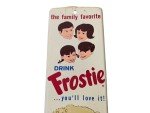 Frostie Root Beer 11.5" Metal Thermometer Sign