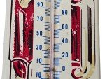 Frostie Root Beer 11.5" Metal Thermometer Sign