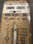 Buick Chevrolet Opel Frank McNally Vintage Thermometer