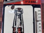 Barq's Root Beer Vintage Metal Thermometer Sign