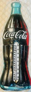 1950s Coca-Cola 28-Inch Advertising Thermometer Sign