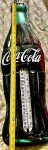 1950s Coca-Cola Bottle Advertising Thermometer Sign