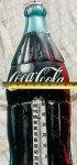 1950s Coca-Cola Bottle Advertising Thermometer Sign