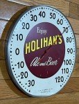 Vintage Holihan’s Beer Ale 12” Thermometer