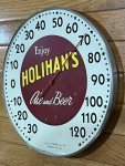 Vintage Holihan’s Beer Ale 12” Thermometer