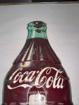 Coca-Cola Vintage Metal Thermometer Sign 16.5