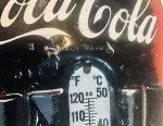 1950s Coca-Cola Bottle Advertising Thermometer Sign