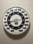 Ohio Jumbo Dial Outdoor Thermometer - Vintage Style
