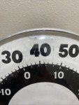 Ohio Jumbo Dial Outdoor Thermometer - Vintage Style