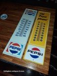 Vintage Pepsi Embossed Thermometers - Classic Cola Set