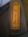 Bournival Car Dealership Vintage Tin Thermometer