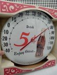 Coca-Cola 5-Cent Thermometer Antique Advertisement Sign