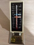 Small Vintage Desktop Advertising Thermometer