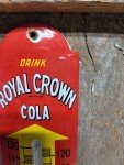 Royal Crown Porcelain Advertising Thermometer