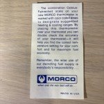 Small Vintage Desktop Advertising Thermometer
