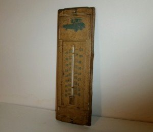 Caplan Automotive Supplies Vintage Metal Thermometer