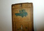 Caplan Automotive Supplies Vintage Metal Thermometer
