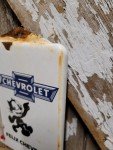 Vintage Chevrolet Porcelain Thermometer - Truck & Car
