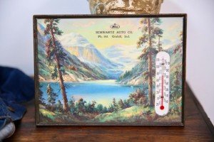 Ford Vintage Metal Thermometer Sign - Grabill, IN