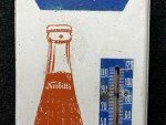1960s Nesbitt's Orange Soda Pop Metal Thermometer