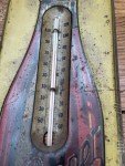 1930s Vintage Dr. Pepper Advertising Thermometer Sign