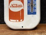 1960s Nesbitt's Orange Soda Pop Metal Thermometer
