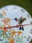 Jumbo Hummingbird Thermometer - Vintage Charm