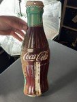 1950s Coca-Cola Bottle Tin Thermometer by Robertson