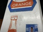 1960s Nesbitt's Orange Soda Pop Metal Thermometer