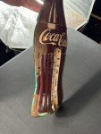 1950s Coca-Cola Bottle Tin Thermometer by Robertson