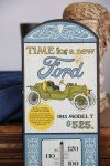 Ford Model T Thermometer Sign – Vintage Car Decor