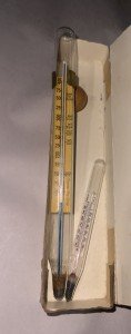 Antique Advertising Thermometers – Set of Two