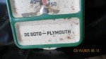 Werner Motors Vintage Thermometer for De Soto & Plymouth