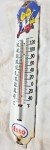 Vintage 12” Esso Porcelain Thermometer Sign