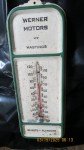 Werner Motors Vintage Thermometer for De Soto & Plymouth